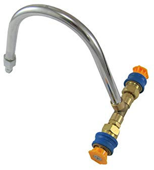 Pressure Washer Extendable Pole Gutter Cleaning U-Bend Two Direction Attachment