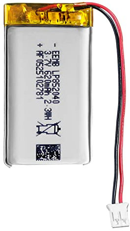 EEMB Lipo-Akku, 3,7 V, 620 mAh, wiederaufladbarer Lithium-Ionen-Akku, Li-Polymer-Akku, 3,7 V, 1 Stück, 852040.Stellen Sie sicher, dass die Polarität des Geräts vor dem Kauf mit Batterie übereinstimmt!