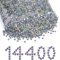 Beadsland Hotfix - Diamantes de imitación a granel, 14400 piezas de diamantes de imitación de cristal AB para manualidades, ropa, decoración de bricolaje, cristal AB, SS20, 4,6-4,8 mm