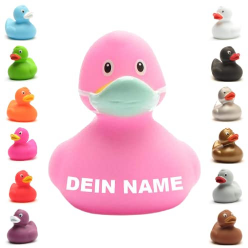 Canard de bain - Personnalisable (rose Corona)