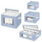 China-Aufbewahrungsbehälter, Weinglas, Teller, Stielglas, Aufbewahrungsbox mit Trennwänden, Kaffeetassen, Schüsselverpackung und Umzug (blau)