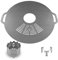 FireDeifi Set Feuerplatte + Wokaufsatz + Abstandshalter | Ø80 cm Grillplatte | Plancha | BBQ – hochwertiger 5 mm Stahl – Made in Bavaria…