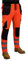 HASHOOB TRADING FZE Men's Hi-Viz Fleece Work Trousers Holster Pockets, Reflective Tape, Joggers Bottoms Work Trousers (FL-0001-ORANGE1, L)