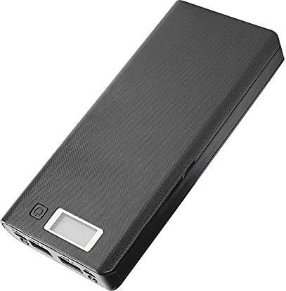 Power Bank Shell, DIY 8x18650 Caja de Batería Caja de Batería Power Bank Shell Kit Caja Externa Portátil sin Batería Protector de Powerbank, Compatible con Todos los Modelos de