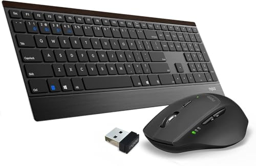 RAPOO 9500M Wireless Combo Key&Mouse BLAC Marca