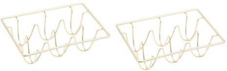 CLISPEED 2 Stück Lagerregal Eisendraht Spülmaschinenfester Für Kühlschrank Stabiles Küchenregal Für Esszimmer