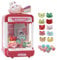 Ark miido Claw Machine for Kids, Candy Machine Grabber Arcade Game Toys, Mini Vending Machine Dispenser Machine With Music & 10 Dolls and 10 Capsules Educational Toy for Kids Gift