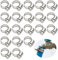 20 Stück Schlauchschellen 6-12mm Rohrschelle Edelstahl Set Schlauchschelle 304 für Waschmaschine, Poolschlauch, Schellen für Rohr, Rohrschellen Passend für Die Meisten Wasserrohre, Größenverstellbar