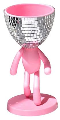 Lawaia Blumentopf klein blumentopf mit füßen übertöpfe für Zimmerpflanzen Pflanztopf Blumenübertopf Zimmerpflanzen Für den Innen- und Außenbereich pflanztöpfe (Rosa)