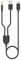 Xinsheinelry 120cm/3.9ft Type-C Cable 3.5mm AUX Cord Line 2 In 1 Charging Cable Supports For Car Stereo/Speakers/Headset