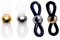 VALICLUD 40St Brillenband Brillenzubehör Brillenkettenverbinder Flapper-Zubehör Brillenhalter brillenclip brillen ständer Brillengestelle Brillenketten-Accessoire Nicht-Brillenkettenring
