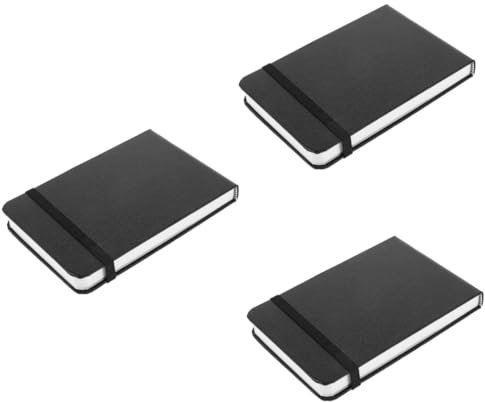 CAXUSD 3-teiliges Aquarell-zeichnungsskizzenbuch Dickes Papier Für Den Täglichen Kunstbedarf Im Taschenformat