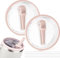 Maxmana Secret 2 Pack 40oz Tumbler Flip Straw Lid Replacement Fit for Stanley Quencher with Straws, Leak Proof Splash Resistant Tumbler Lids for Stanley Cup Accessories (Pink)