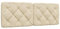 vidaXL Kopfteil-Kissen Creme 120 cm Stoff, Kopfteilkissen, Kopfkissen, Lesekissen, Kopfteilpolster, Rückenkissen, Kissen-Kopfteil, Kopfteil Polster