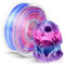 JAYO Silky Rainbow PLA+ Filament 1.75mm Regenbogen #12, 1.1kg/Spule(2.43lbs), Gradient Changing Gleißend, Maßgenauigkeit +/- 0.02mm, Multicolor 3D Drucker PLA Plus Filament