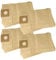vhbw 20x Staubbeutel kompatibel mit Ecolab QP152, QS12, S12 Staubsauger - Filterpapier, TA 1, 40cm x 24cm braun