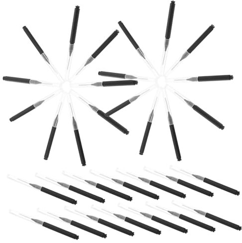 PAMINGONO 100stücke Eyebrow Brushes Tragbare Wimpernbürsten Für Augenbrauen Und Wimpernverlängerungen Sanfte Borsten Für Präzises Styling Und Einfache Anwendung Unterwegs