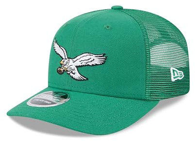 New Era Philadelphia Eagles 9Seventy Stretch-Snap NFL Trucker Cap Grün - One-Size