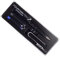 YWBL-WH Stainless Steel Fountain Pen Set, Comfortable Grip, Material, Writing Pen Set with Refillable Ink, 0.38mm Nib, for Writing and Painting (Black)