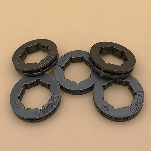 CCJOZMD 5 pièces. 325 7T Petite Jante de pignon d'entraînement de chaîne cannelée adaptée for Husqvarna 340 346 346xp 345 350 351 346 353 357 455 460 tronçonneuse Rancher Accessoires