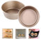 Moldes de Huevo para Freidora de Aire,ESYFOR 2 Piezas Moldes para Huevos Freidora de Aire Desmontable Antiadherente Acero al Carbono Redondo Molde Huevos Fritos para Sándwiches,Cupcakes,Hamburguesa