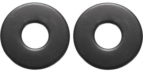QUARKZMAN 2 Pcs M20 Rondelle Piatte Nere, Diametro Esterno 60mm, Rondelle Metalliche in Acciaio Inossidabile 304 per Viti e Bulloni