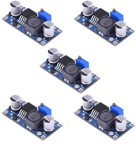 ARCELI Step Down Converter, Buck Converter, DC-DC Step Down Wandler Modul, 3.2-40 V to 1.25-35 V Power Supply Step Down Module kompatibel mit Arduino（5 Stück）