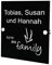Personalisiertes Türschild mit Familien Name - Acrylglas Geschenk zum Einzug - Namensschild Plexiglas 20x20cm - Hausnummerschild mit Gravur - Motiv we Are Family