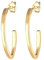 Elli Ohrringe Damen Creole Oval Trend 925 Sterling Silber vergoldet