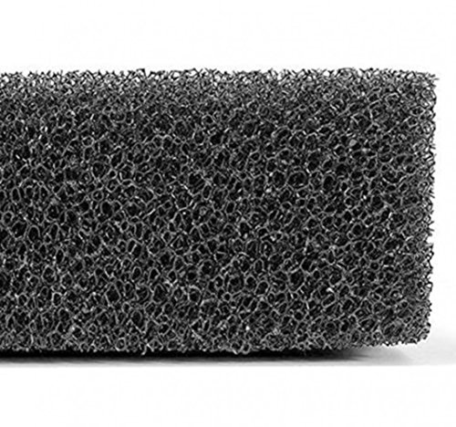 Greenlans Éponge de filtration en mousse noire pour bassin, aquarium, éponge de filtration biochimique