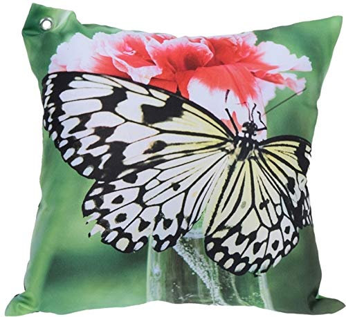 Trendkontor Gartenkissen 45 x 45 cm Außenkissen Dekokissen Outdoor Kissen 8 versch. Designs (Schmetterling 3)