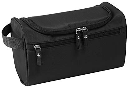 Moyad Trousse de Toilette Business pour Femmes Hommes Sac à Toilettes à Suspendre Organisateur Cosmétique, Noir