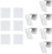 Ideen mit Herz Ganci decorativi per finestre e porte, design 5, 3,5 x 2 x 3 cm, bianco, 6 pezzi