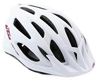 KTM Damenhelm Fahrradhelm Helm weiß/Berry Lady Line