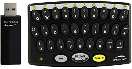 Speedlink Trace Chat Tastatur für die PlayStation 3/PS3 (Keyboard für das Dualshock 3 Gamepad) (Generalüberholt)