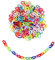 Airssory 2150 Pcs Acrylic Small Cable Chains Linking Rings Plastic Quick Link Connectors for Jewelry Making Children Pet Learning Toy Belt Hair Ornament - 15x9mm