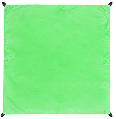 CelinaSun Sonnensegel PES UPF 50+ Outdoor Quadrat 2 x 2m grün Sonnendach Backpacking Zeltplane Ultraleicht Tragebeutel