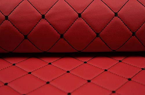 Kunstleder Lederimitat Wasserdichter Polster Kunstleder Premium Meterware Bezugsstoff Textil Lederimitat for Leder Sofa Möbel Autositze Lederstoff Möbelstoff Breite 138cm 1Stück=100cm(Länge)