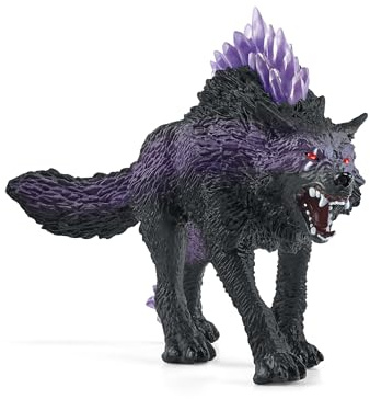 schleich ELDRADOR | Schattenwolf 42554 | 6 x 15 x 9 cm | Spielfigur ab 6 Jahren | detailgetreue Monster Sammelfigur | robustes Spielzeug zum Spielen und Sammeln