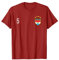 Luxemburg Nummer 5 Trikot Flagge Fußball # fünf T-Shirt