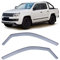 Windabweiser Regenabweiser Windschutz Schwarz Smoke für VW Amarok 2H ab 09