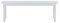 Venture Home Bench, White, One Size