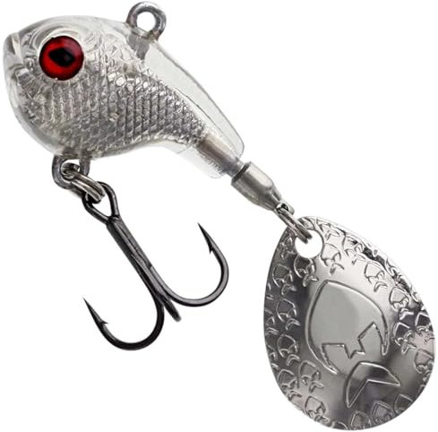 Westin DropBite Spin Tail - Jigspinner, Länge/Gewicht:3.7cm / 22g, Farbe:Crystal