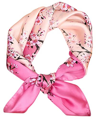 FAIRYGATE Seidenschal Damen 100 Seide Hijab Kopftuch für Damen Satin Kopfbedeckung Frauen Gesichtsschleier Schal Turban DA2107