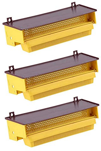 Bdfhjln 3 x Kunststoff-Pollenfalle Bienen für Werkzeuge, Tablett, Eingang, Pollen, Imker, Zubehör