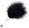 Dstymkler Multifonctionnel Noir Plume poignées Vives Plug Massage Outil Accessoires de Jeu - pour l'amour