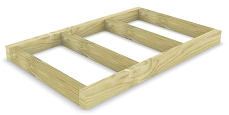 Wooden shed bases 6x4 (W-180cm x D-118cm) (2x6 (38mm x 138mm))