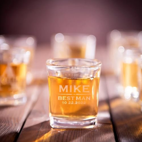HDLOVE Verre À Whisky Gravé Personnalisé Avec Votre Nom, Verre À Vin De Mariage Pour La Décoration De La Fête De Mariage, Maison, Bar, Anniversaire, Pendaison De Crémaillère