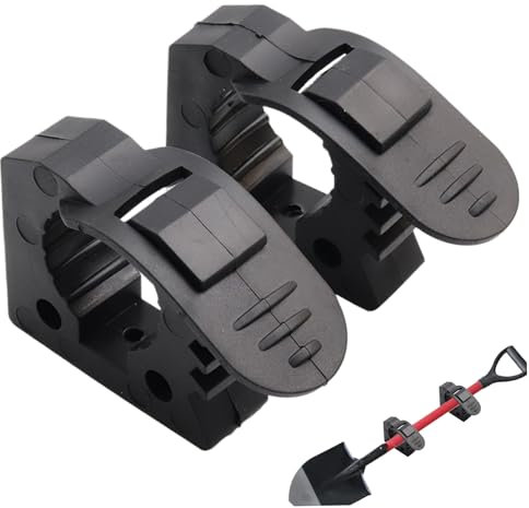 Montaggio della pala, morsetto di rilascio rapido 2 pcs morsetto in gomma non slip per strumenti di diametro da 1,18-1,57 pollici universali carico forte tuv atv furgone van morsetti per impugnatura