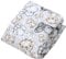 TupTam Krabbeldecke für Baby 120x120 cm - Gepolsterte Spieldecke Baby Baumwolle, XXL, OEKO-TEX, Weich & Hautfreundlich, Farbe: Rund 120 cm/Safari